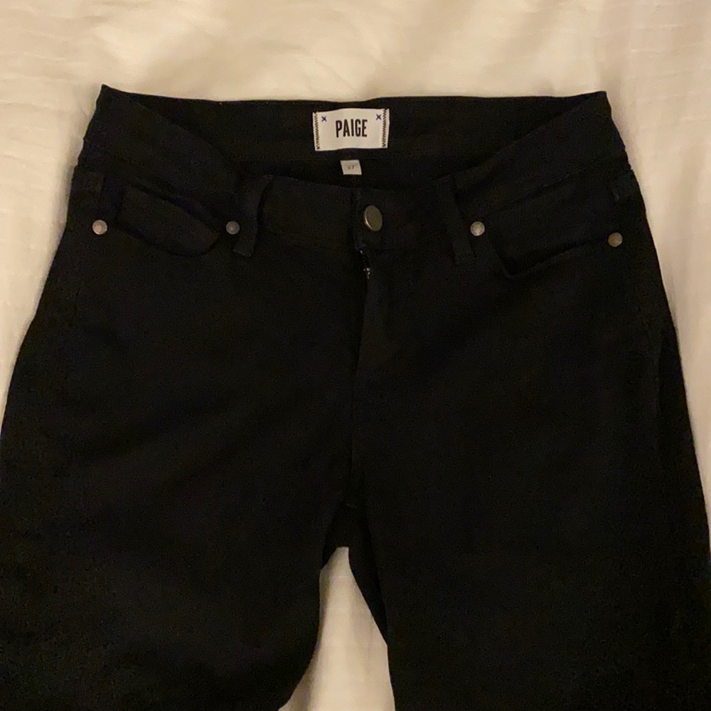 Paige Verdugo Ultra Skinny Jeans - Black
